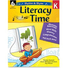 Shell Education Literacy Time Rhythm/Rhyme Level K Printed Book by Timothy Rasinski, Karen McGuigan Brothers, Gay Fawcett