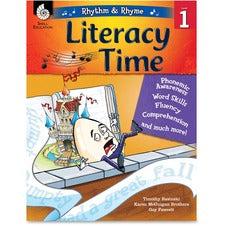 Shell Education Literacy Time Rhythm/Rhyme Level 1 Resource Book Printed Book by Timothy Rasinski, Karen McGuigan Brothers, Gay Fawcett