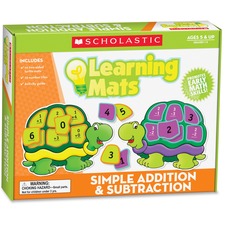 Scholastic Grade K-2 Simple Math Learning Mats