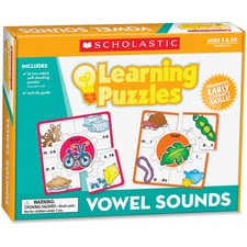 Scholastic Vowel Sounds Learning Puzzles