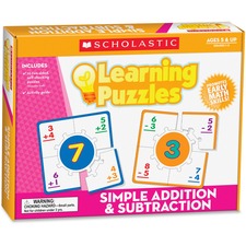 Scholastic Simple Addition & Subtraction Learning Puzzles