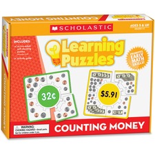 Scholastic Counting Money Learning Puzzles