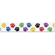 Teacher Created Resources Pawprint Colorful Board Trim