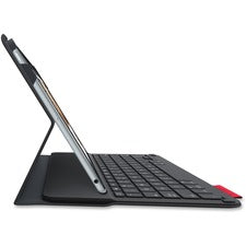 Logitech Type+ Keyboard/Cover Case Apple iPad Air 2 Tablet - Black