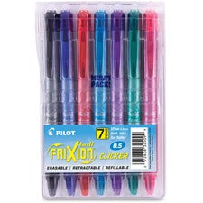 Pilot FriXion 0.5mm Clicker Erasable Gel Pens