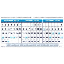House of Doolittle 3-month Horizontal Wall Calendar