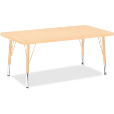 Berries Toddler Height Maple Prism Rectangle Table