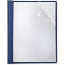 Oxford Linen Clear Front Report Covers