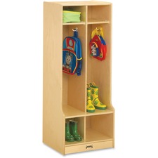 Jonti-Craft 2 Section Sitting Step Coat Locker