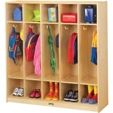 Jonti-Craft 5 Section Coat Locker