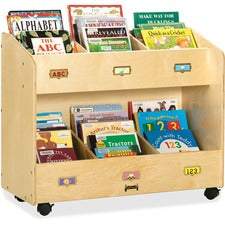 Jonti-Craft Mobile Section Book Storage Organizer