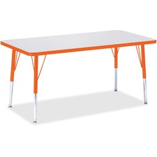 Berries Elementary Height Color Edge Rectangle Table