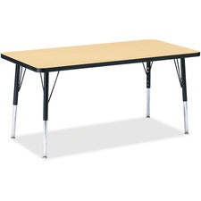 Berries Elementary Height Color Top Rectangle Table