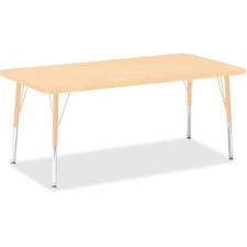 Berries Elementary Maple Top/Edge Rectangle Table