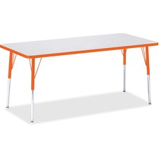 Berries Adult Height Color Edge Rectangle Table