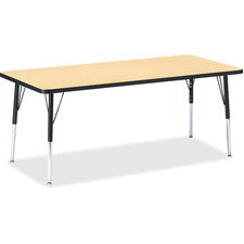 Berries Elementary Height Color Top Rectangle Table