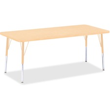 Berries Elementary Maple Top/Edge Rectangle Table