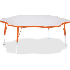 Berries Elementary Height Prism Six-Leaf Table