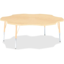 Berries Elementary Maple Laminate Six-leaf Table