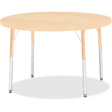 Berries Adult Height Maple Top/Edge Round Table