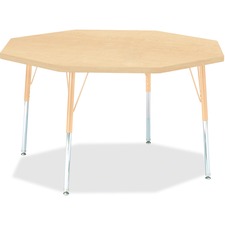 Berries Adult Height Maple Top/Edge Octagon Table