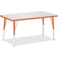 Berries Adult Height Color Edge Rectangle Table
