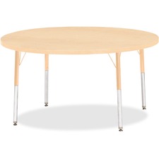 Berries Adult Height Maple Top/Edge Round Table