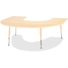 Berries Adult Maple Laminate Horseshoe Table