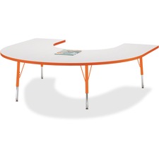 Berries Elementary Height Prism Edge Horseshoe Table