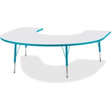 Berries Elementary Height Prism Edge Horseshoe Table