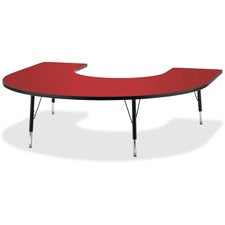 Berries Toddler Black Edge Horseshoe Table