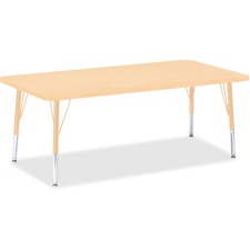 Berries Jonti-Craft Toddler Height Maple Prism Rectangle Table