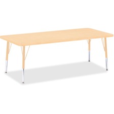 Berries Toddler Height Color Top Rectangle Table