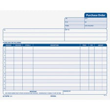 TOPS Carbonless Purchase Order Forms