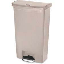 Rubbermaid Commercial Slim Jim 18G Front Step Container