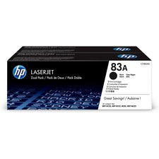 HP 83A (CF283AD) Toner Cartridges - Black (2-pack)