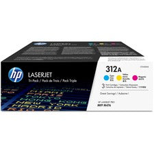 HP 312A (CF440AM) Original Toner Cartridge - Tri-pack