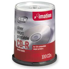 Imation 17335 CD Recordable Media - CD-R - 52x - 700 MB - 100 Pack Spindle