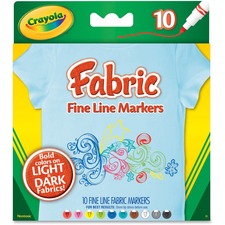 Crayola Bright Fabric Markers