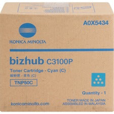 Konica Minolta TNP50C Toner Cartridge - Cyan