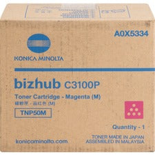 Konica Minolta TNP50M Toner Cartridge - Magenta