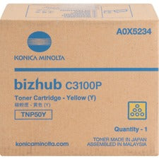 Konica Minolta TNP50Y Toner Cartridge - Yellow