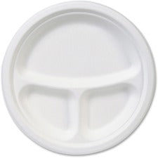 Dixie EcoSmart 3-compartment Plates