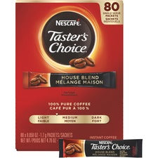 Nescafe Taster's Choice House Blend Coffee Packets Instant