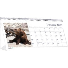 House of Doolittle Wildlife Photo Desk Top Tent Calendars