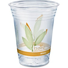 Solo Bare Eco-Forward RPET Clear Cold Cups