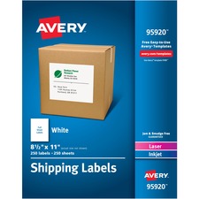 Avery&reg; Shipping Address Labels - Full Sheet