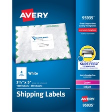 Avery® Shipping Labels - Sure Feed