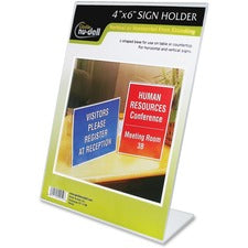 nudell NuDell Clear Plastic Sign