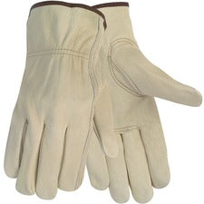 MCR Safety Economy Leather Large Driver Gloves